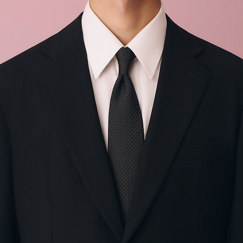 Shiny tie 7 cm | Hermès USA